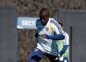 Enner Valencia vistiendo la camiseta de Boca Juniors.