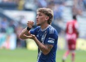 Luca Klimowicz volvió a hacer goles en Emelec, ahora ante Técnico Universitario.