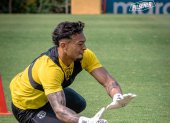 José Contreras arquero de Barcelona SC, que estará ante Orense SC.