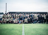 Liga de Quito entrenó en el complejo de Corinthians.