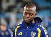 Enner Valencia marcó su primer gol con Boca Juniors.
