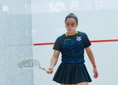 María Paula “Palis” Moya lleva el nombre de Ecuador a lo más alto del squash internacional.