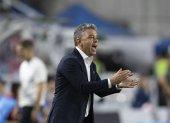 Marcelo Gallardo entrenador de Ecuador que debutó ante Corea del Sur.