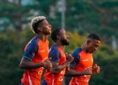 Angulo, Yeboah y Estupiñán jugadores de Ecuador.