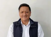 César Díaz, precandidato a la Alcaldía de Quito por el Movimiento Pueblo, Igualdad y Democracia.