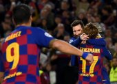 Suárez, Messi y Griezmann anotaron para la victoria del Barcelona.