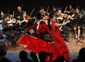 Danza de flamenco y tango gustó a la audiencia.