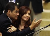 Correa y Kirchner en un encuentro pasado.