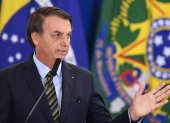 Jair Bolsonaro, durante un evento con las Fuerzas Armadas de Brasil.

 BRAZIL-ARMY-BOLSONARO