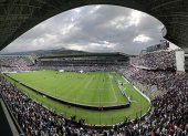 Si bien el partido se jugará en el estadio Jocay, los albos decidieron que sus hinchas también lo vean en pantalla gigante.