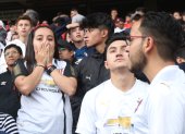 El sufrimiento de los hinchas aumentó en la tanda de penales.