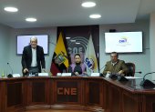 Frases directas e indirectas hubo entre los consejeros en la sesión del pleno del CNE.