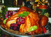 El pavo, uno de los protagonistas en las mesas del Hilton Colón en estas fiestas.