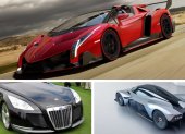 Tres de los 10 autos más caros del mundo.