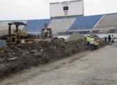 Los trabajos avanzan luego de 30 días de iniciados en la sede albicelestes.