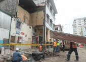 El colapso de la vivienda ocurrió en el centro de Guayaquil