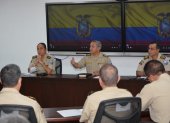 Primer taller con el nuevo mando de la Policía Nacional, Patricio Carrillo