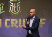 Jordi Cruyff, en su nombramiento como técnico de Ecuador.