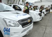 Algunos vehículos que son parte del plan Más Seguridad aún no tienen placas.