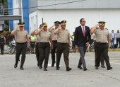 Invitados. Al acto oficial acudieron el Gobernador del Guayas, Pedro Pablo Duart; la jefe de Estado Mayor Tannya Varela, entre otras autoridades.
