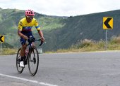 El ciclista ecuatoriano Jonathan Caicedo se encuentra realizando la pretemporada en el país.