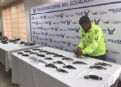 La Policía entregó 27 armas de fuego al Comando Conjunto de las Fuerzas Armadas para su destrucción.