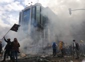 Las manifestaciones violentas provocaron daños en Quito