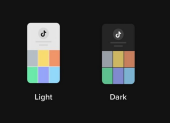 El modo oscuro de TikTok buscará coincidir con la configuración de cada dispositivo.