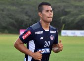 El atacante colombiano cuando militaba en el Junior de Barranquilla.