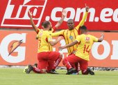 ACCION DEL ENCUENTRO ENTRE S D AUCAS Y U CATOLICA POR LA LIGA PRO 2019. Quito 24 de febrero  del 2019 Agencia ( ag - expreso ag extra ) AUCAS VS CATOLICA