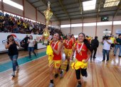 En el coliseo de Nayón se disputaron las finales masculina y femenina del campeonato interparroquial juvenil.