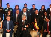 El presidente Lenín Moreno, en el marco del Encuentro Nacional para la Educación Superior el pasado jueves.