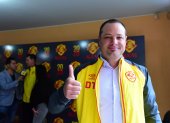 El entrenador de Aucas, Máximo Villafañe, confía en la remontada en la Sudamericana.