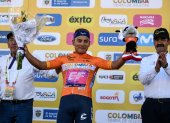 Jonathan Caicedo defendió por segunda etapa consecutiva el liderato del Tour Colombia.
