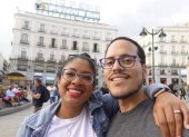 María Lidia y David se conocieron por Tinder hace más de dos años.