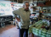 MONTEVIDEO. José Mujica, horas antes de regresar a su escaño en el Senado.