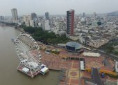 Imagen de archivo de la noria, ubicada en el Malecón Simón Bolívar de Guayaquil.
