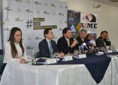 Los empresarios realizaron la rueda de prensa la mañana de este 18 de febrero de 2020.