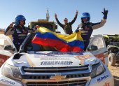 Sebastián Guayasamín (d) ha completado en tres ocasiones el exigente rally Dakar. La última fue el 17 de enero pasado en Arabia Saudita.