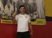 El argentino Fabián Bustos, hoy entrenador de Barcelona, desea ganarle a su exequipo.