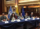 Representantes de las distintas oficinas de Naciones Unidas en Ecuador se reunieron para lanzar el proyecto.