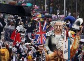Desfile. En Alemania se hizo el desfile Rose Monday, en el que jóvenes mostraron su desacuerdo con el brexit.