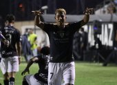 Darlin Leiton festeja tras marcar el gol que le dio el título al Independiente del Valle.