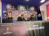 Cristian Ortiz y Luis Segovia dirigieron la rueda de prensa en Independiente del Valle.