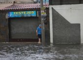 Varias zonas de Guayaquil quedaron inundadas tras las fuertes lluvias.
