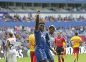 Roberto Ordóñez fue la figura de Emelec en la goleada ante Aucas.