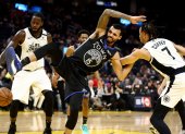 Los Warriors enfrentaron a los Clippers, el martes 10 de marzo, en el  Chase Center de Oakland, que no contará con público para el duelo ante los Nets.