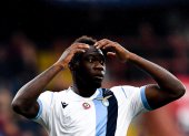 Felipe Caicedo, delantero del Lazio, podría volver a los entrenamientos pese al coronavirus.