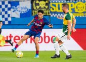 Kike Saverio, jugador del Barcelona B, busca un puesto en el equipo principal.