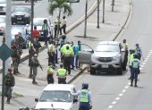 El operativo cotidiano del control de placas fue reforzado en Guayaquil.